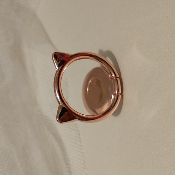 Rose Gold Kitty Phone Ring/Stand! - Picture 6 of 7